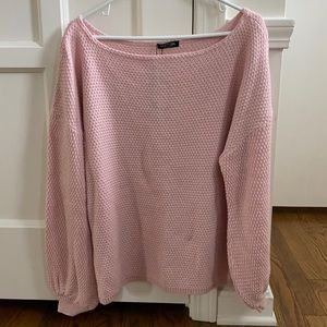 Nasty Gal Pink Knit Happens sweater
